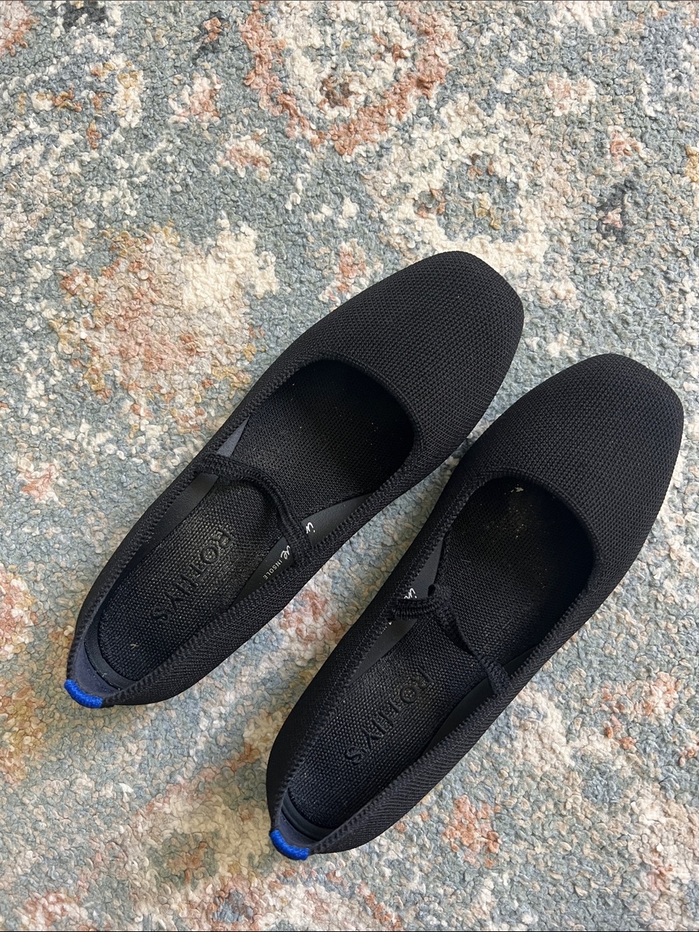 Rothy's Mary Jane Square Toe Flat